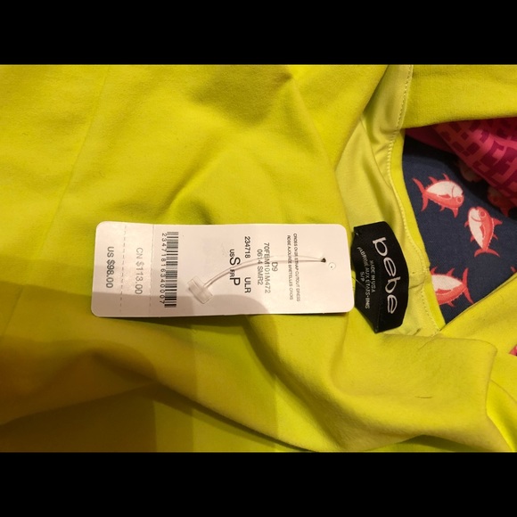 NWT Bebe cross over strap cutout dress - Picture 3 of 3